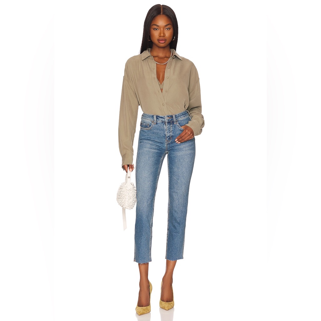 Nwot Free People Curvy High Rise Vintage Jeans